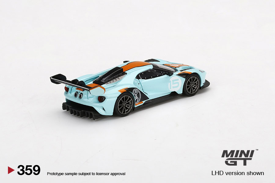 1:64 Ford GT Mk II #002 Blue/Orange - obrazek 5