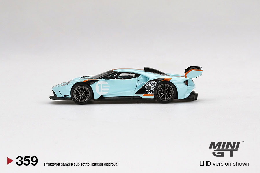 1:64 Ford GT Mk II #002 Blue/Orange - obrazek 4