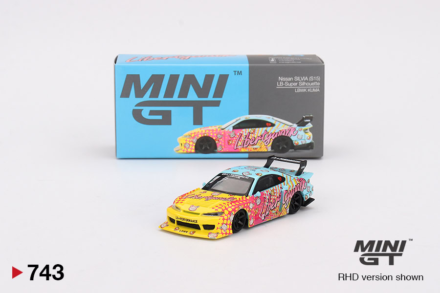 1:64 Nissan Silvia (S15) LB-Super Silhouette LBWK KUMA - obrazek 2