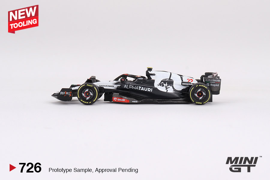 1:64 AlphaTauri AT04 #22 2023 F1 Australian GP Yuki Tsunoda - obrazek 4
