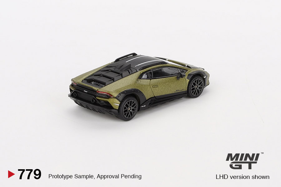 1:64 Lamborghini Huracan Sterrato Verde Gea Matt - obrazek 2