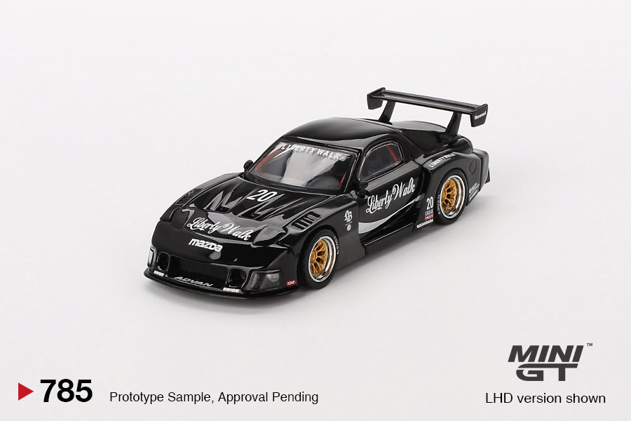 1:64 Mazda RX-7 LB-Super Silhouette Liberty Walk Black