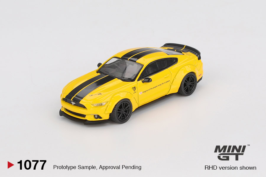 1:64 Ford Mustang LB-WORKS Triple Yellow