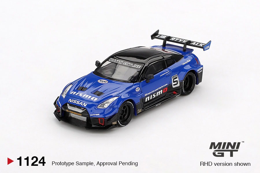 1:64 Nissan LB-SILHOUETTE WORKS GT 35GT-RR VER.2 BLUE