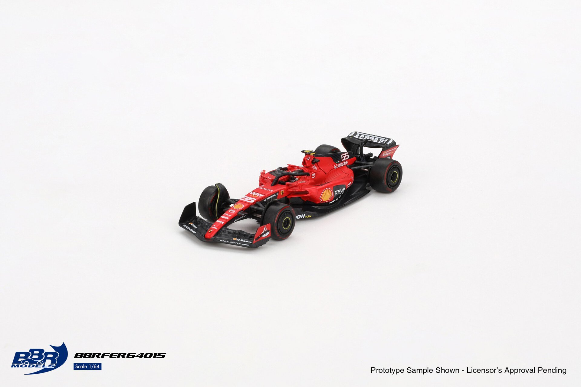 1:64 Ferrari SF23 Bahrain GP - #55 C. Sainz