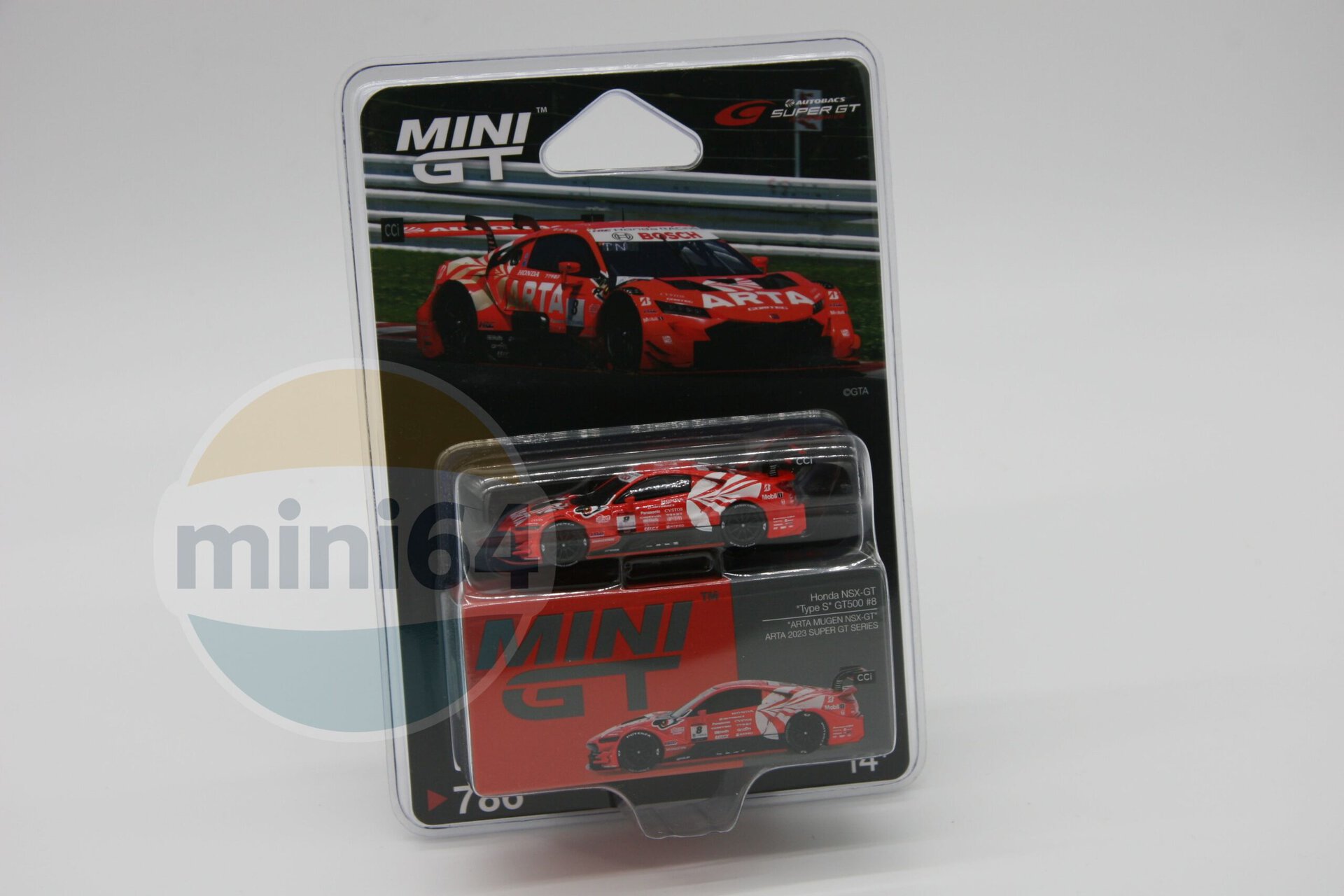 1:64 Honda NSX-GT “Type S” GT500 #8 “ARTA MUGEN NSX-GT” 2023 SUPER GR SERIES - obrazek 2