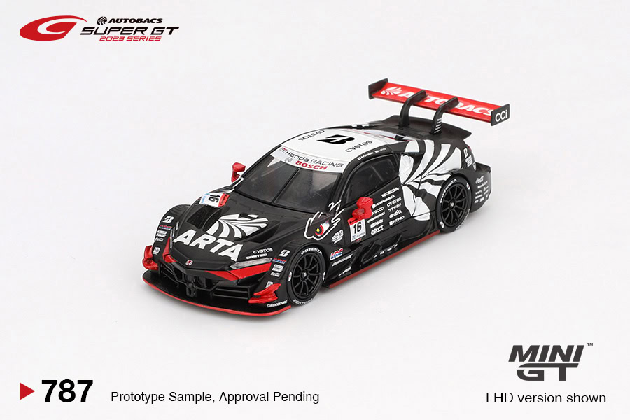 1:64 Honda NSX-GT “Type S” GT500 #16 “ARTA MUGEN NSX-GT” 2023 SUPER GT SERIES