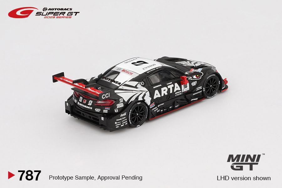 1:64 Honda NSX-GT “Type S” GT500 #16 “ARTA MUGEN NSX-GT” 2023 SUPER GT SERIES - obrazek 4