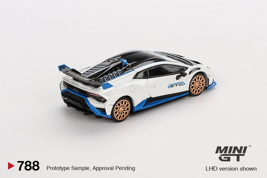1:64 Lamborghini Huracan STO Bianco Asopo - obrazek 4