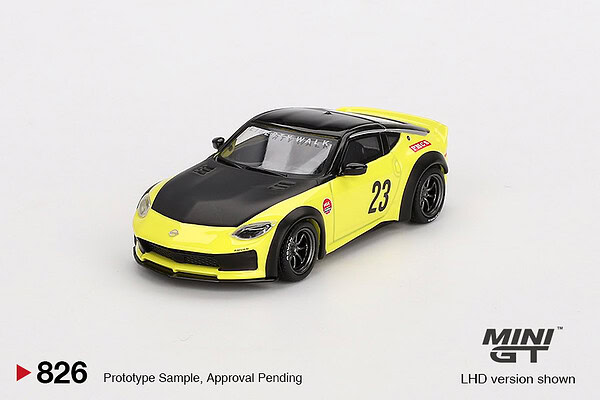 1:64 Nissan Z LB NATION WORKS Ikazuchi Yellow