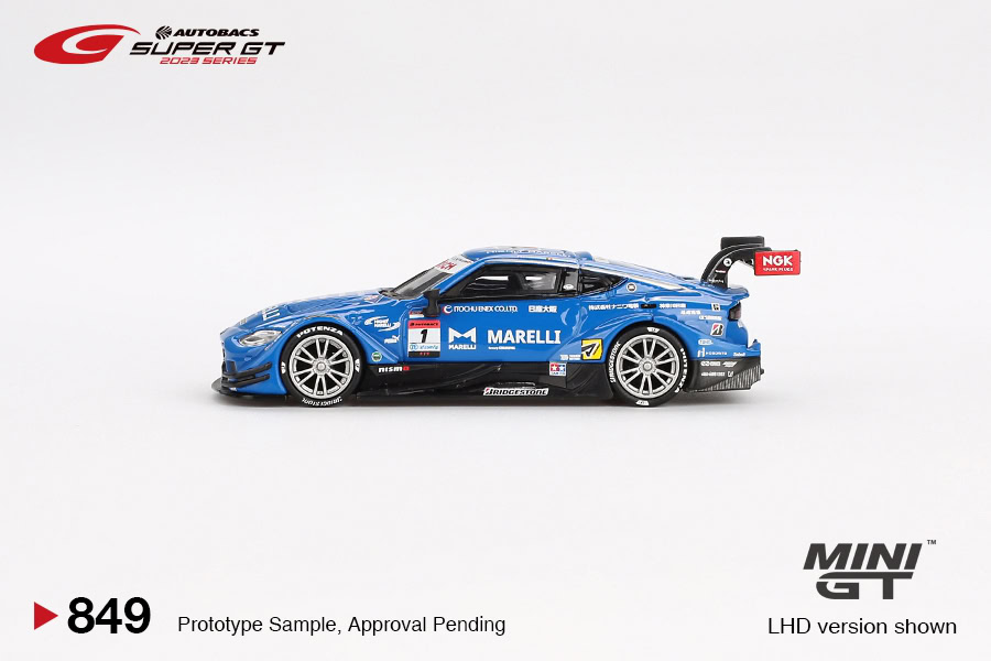 1:64 Nissan Z GT500 #1 MARELLI IMPUL Z TEAM IMPUL 2023 SUPER GT - obrazek 5