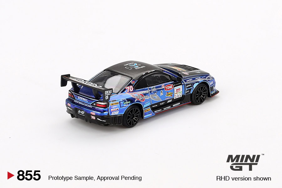 1:64 Nissan Silvia (S15) D-MAX #70 2023 D1 Grand Prix - Japan Exclusive - obrazek 4