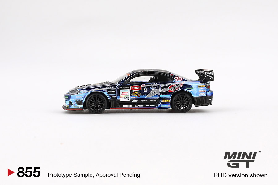 1:64 Nissan Silvia (S15) D-MAX #70 2023 D1 Grand Prix - Japan Exclusive - obrazek 5