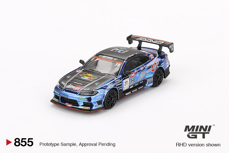 1:64 Nissan Silvia (S15) D-MAX Racing #46 2023 D1 Grand Prix