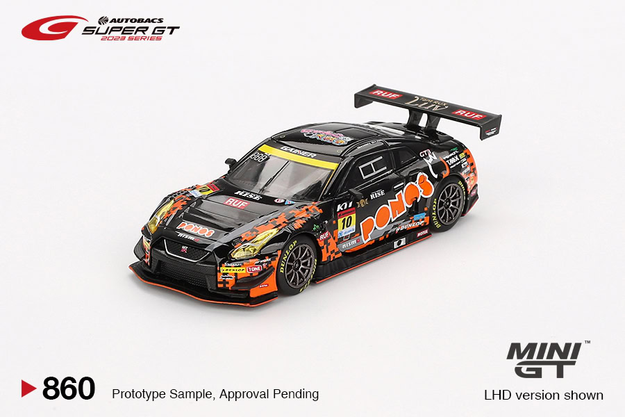 1:64 Nissan GT-R NISMO GT3 #10 2023 SUPER GT SERIES “PONOS GAINER GT-R”