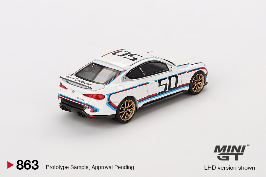 1:64 BMW 3.0 CSL White - obrazek 4