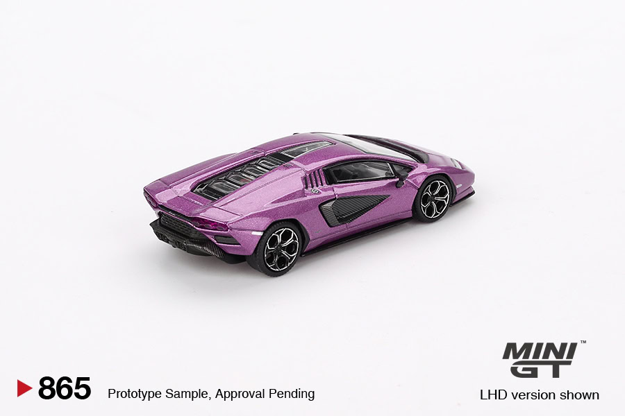 1:64 Lamborghini Countach LPI 800-4 Viola 30th - obrazek 4
