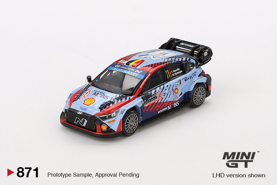 1:64 Hyundai i20 N Rally1 Hybrid #11 2024 Rallye Monte-Carlo Winner