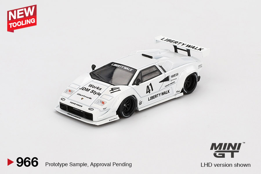 1:64 Lamborghini Countach LB-WORKS 2024 Tokyo Auto Salon