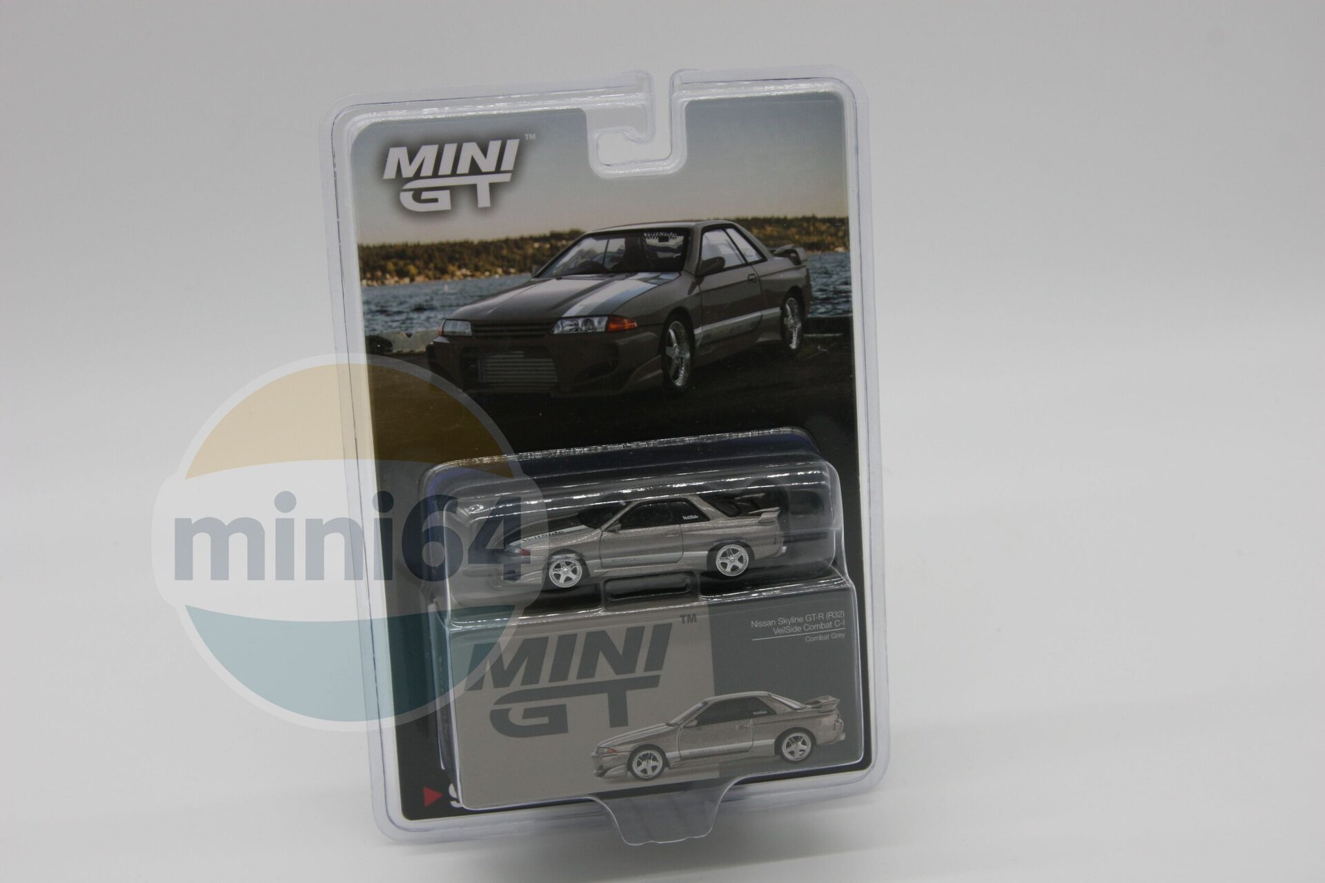 1:64 NISSAN SKYLINE GT-R (R32) VEILSIDE COMBAT C-I GREY - obrazek 2