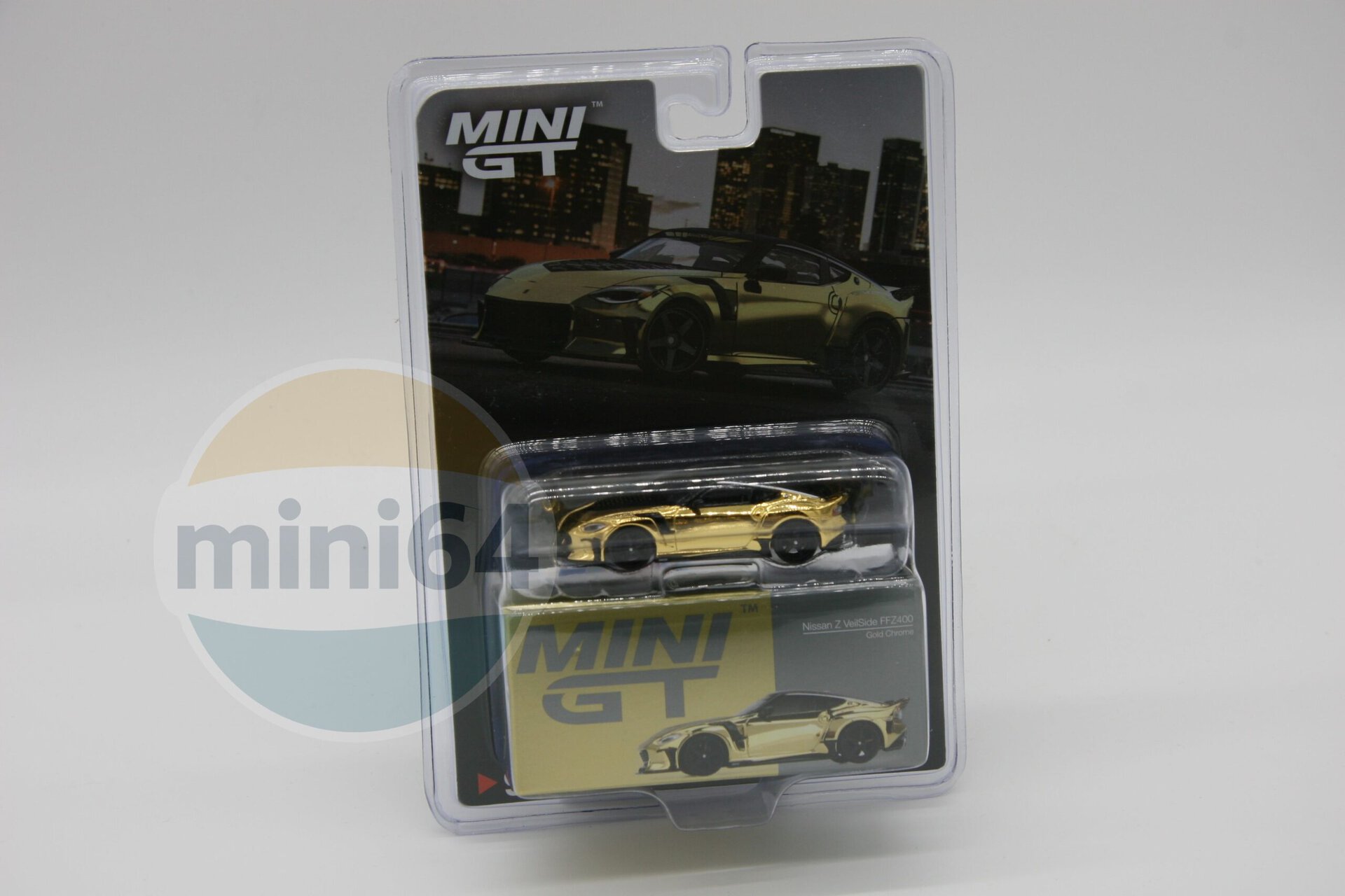1:64 NISSAN Z VEILSIDE FFZ400 GOLD CHROME - obrazek 2
