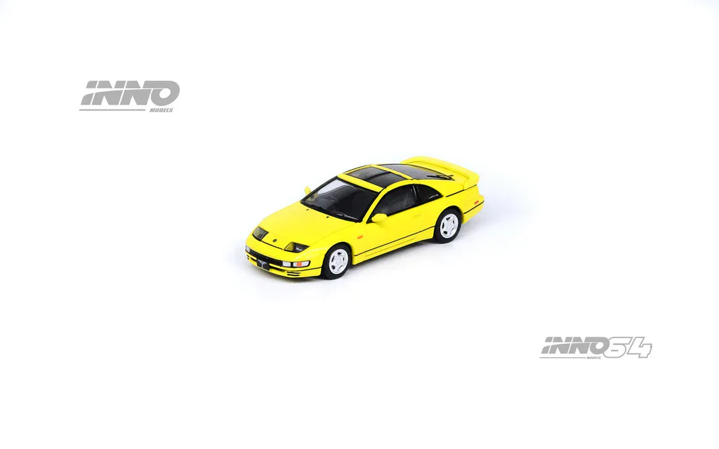 1:64 Nissan Fairlady Z (Z32) Yellow Pearlglow With Extra Wheels - obrazek 2