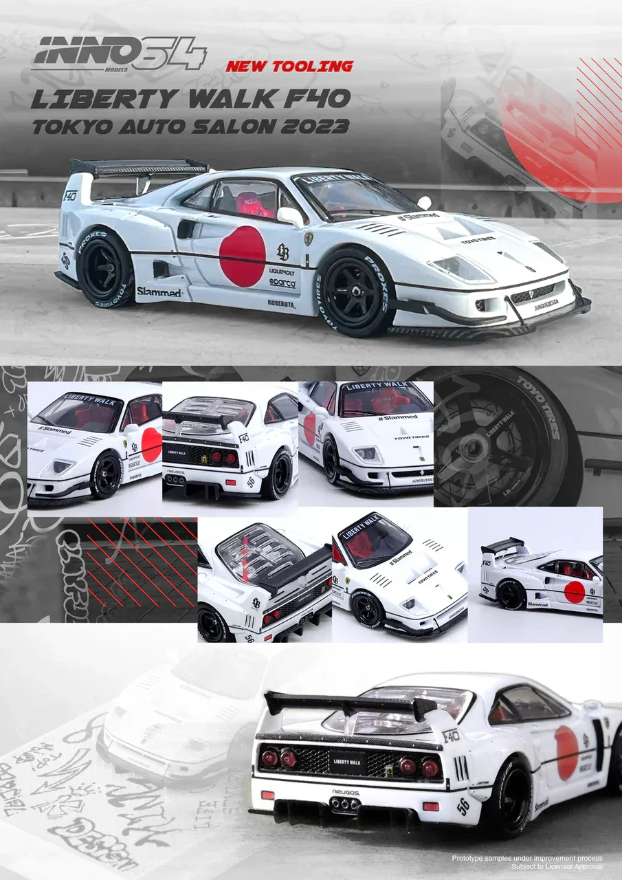 1:64 Ferrari F40 LBWK Tokyo Auto Salon 2023