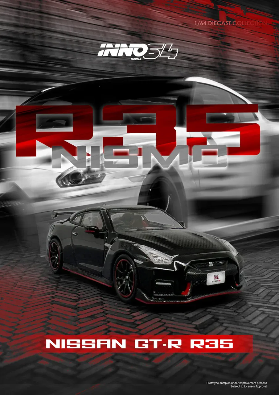 1:64 Nissan GT-R (R35) NISMO Black - obrazek 5