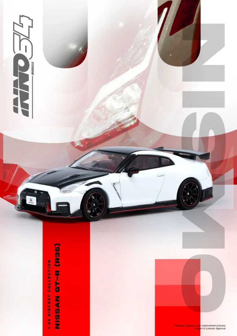 1:64 Nissan GT-R (R35) NISMO White - obrazek 4