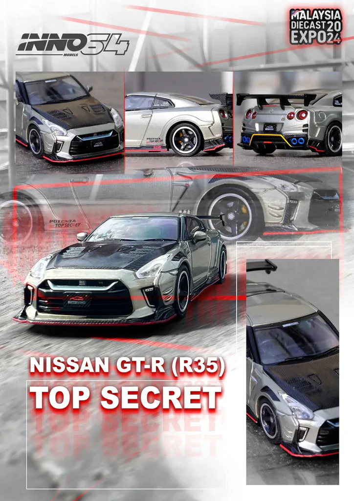 1:64 Nissan GTR (R35) “Top Secret” MDX 2024 Special Edition