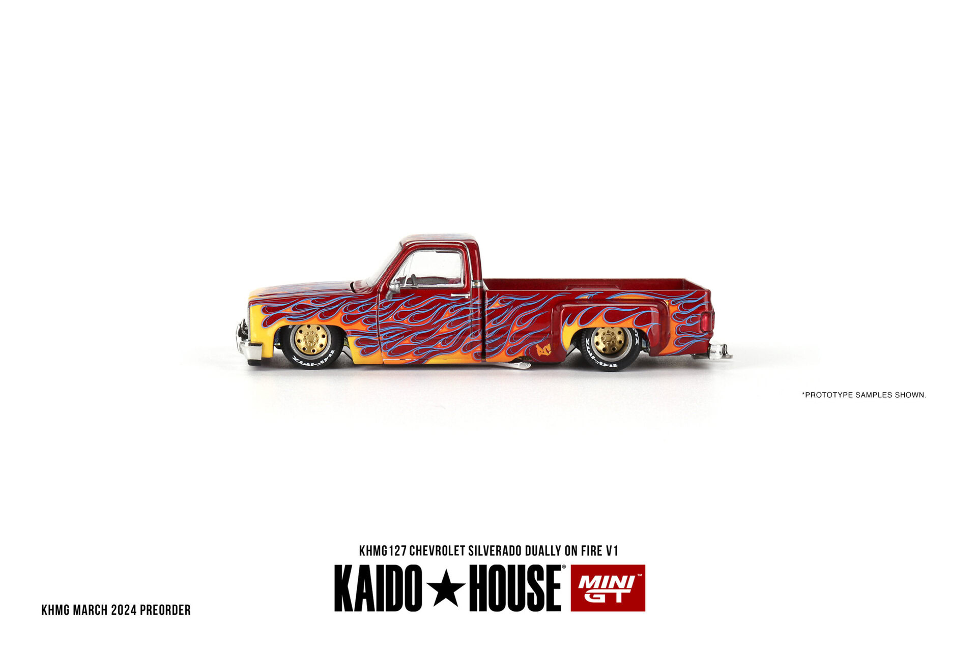 1:64 Chevrolet Silverado Dually on Fire V1 - obrazek 2