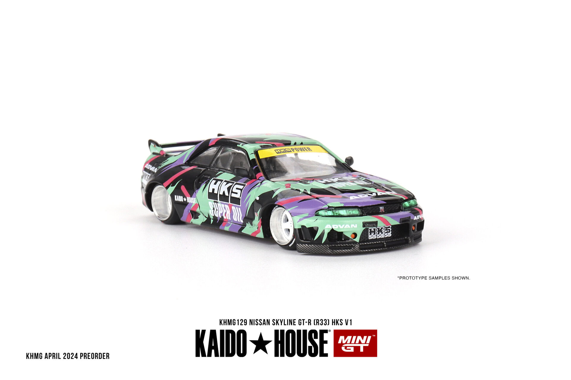 1:64 Nissan Skyline GT-R (R33) HKS V1 - obrazek 6