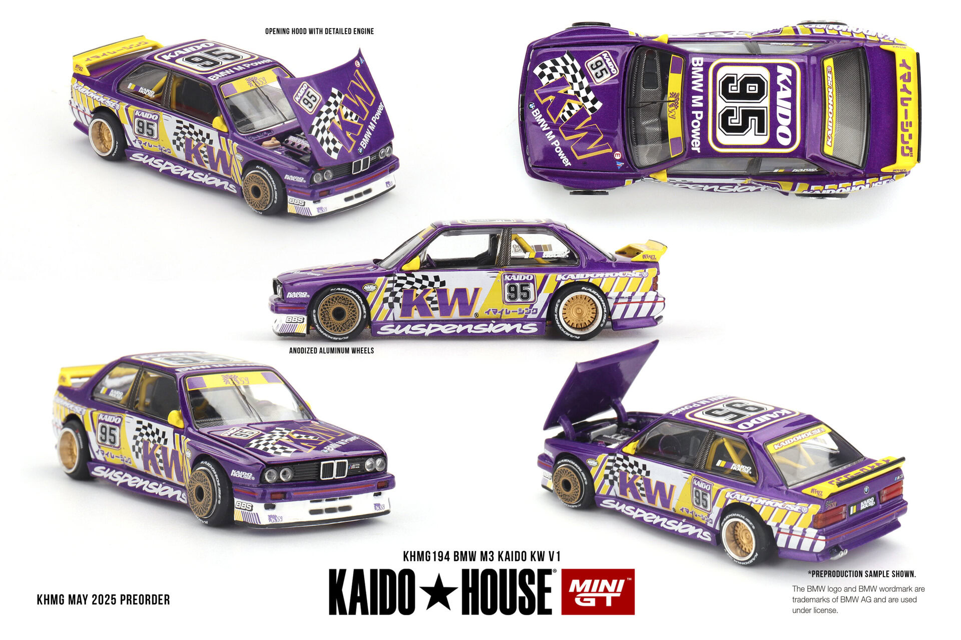 1:64 BMW M3 Kaido KW V1