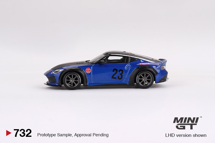 1:64 Nissan Z LB NATION WORKS Seiran Blue - obrazek 4