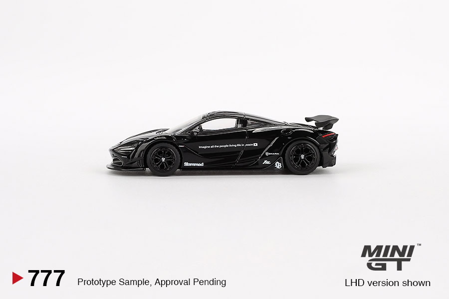 1:64 McLaren 720S LB-WORKS Black - obrazek 4