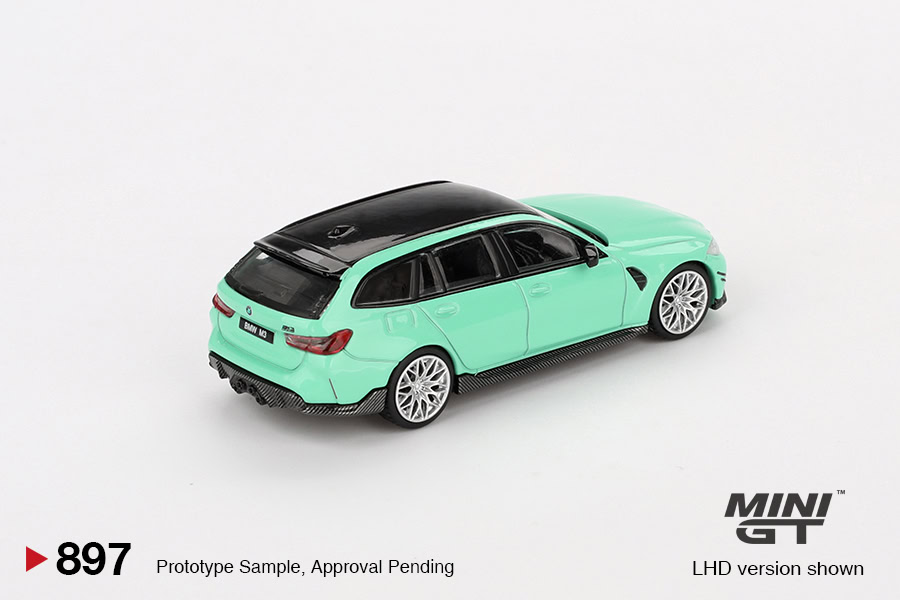 1:64 BMW M3 M Performance Touring Mint Green - obrazek 2