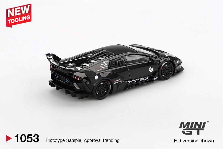 1:64 Lamborghini LB-Silhouette WORKS MURCIELAGO GT EVO Black - obrazek 2