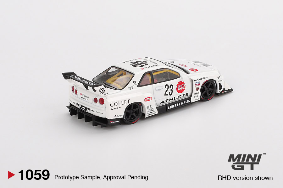 1:64 Nissan LB-ER34 Super Sillhouette ATHLETE/COLLET - obrazek 2