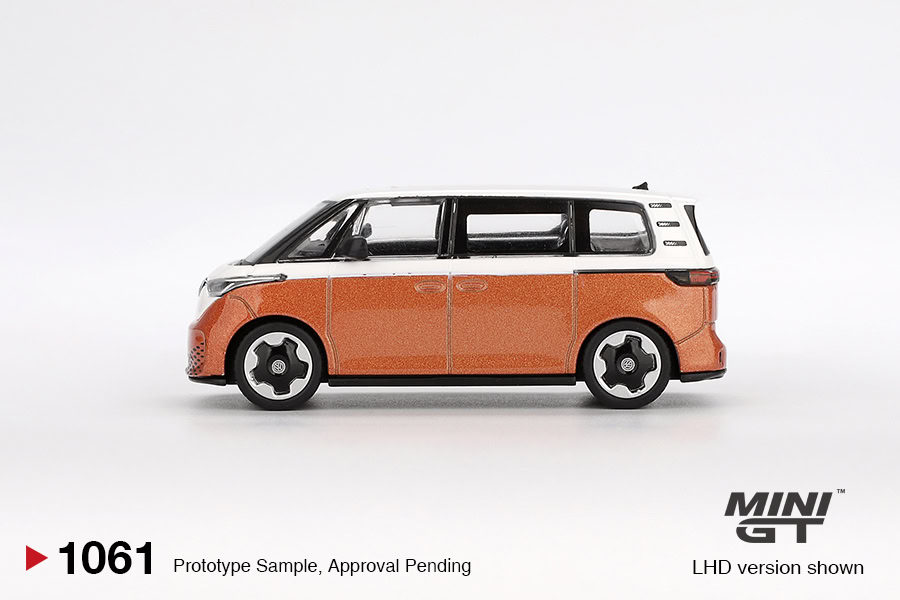 1:64 Volkswagen ID. Buzz Candy White / Energetic Orange - obrazek 4