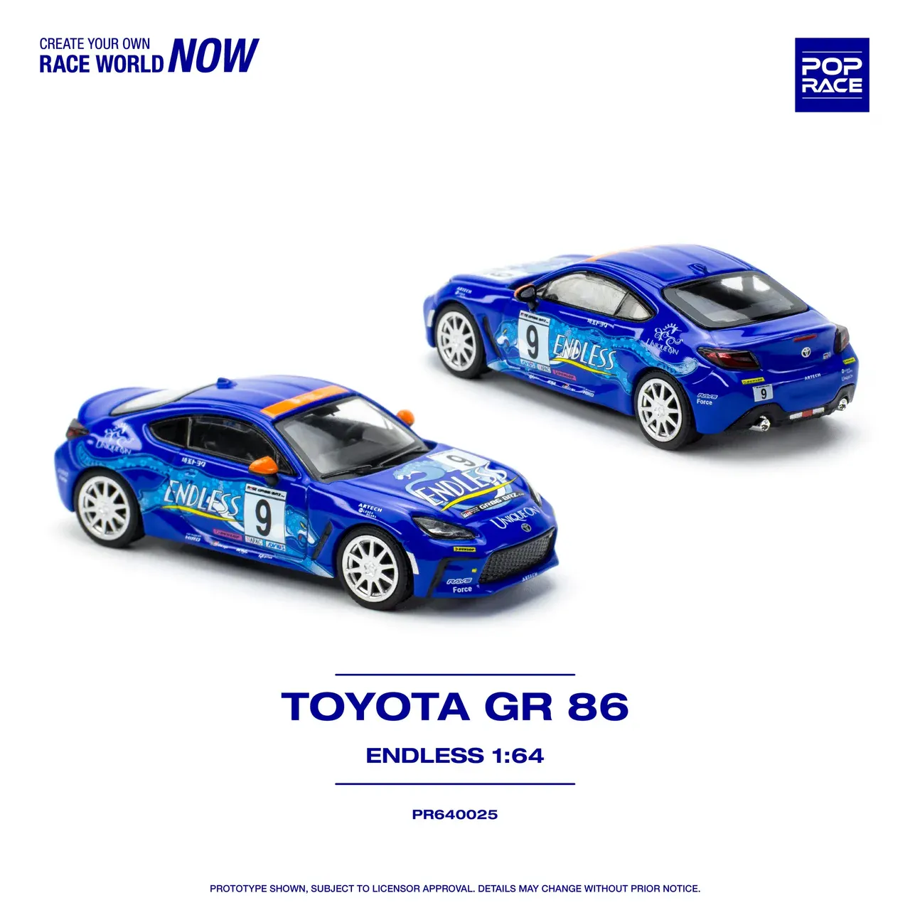 1:64 Toyota GR86 Endless