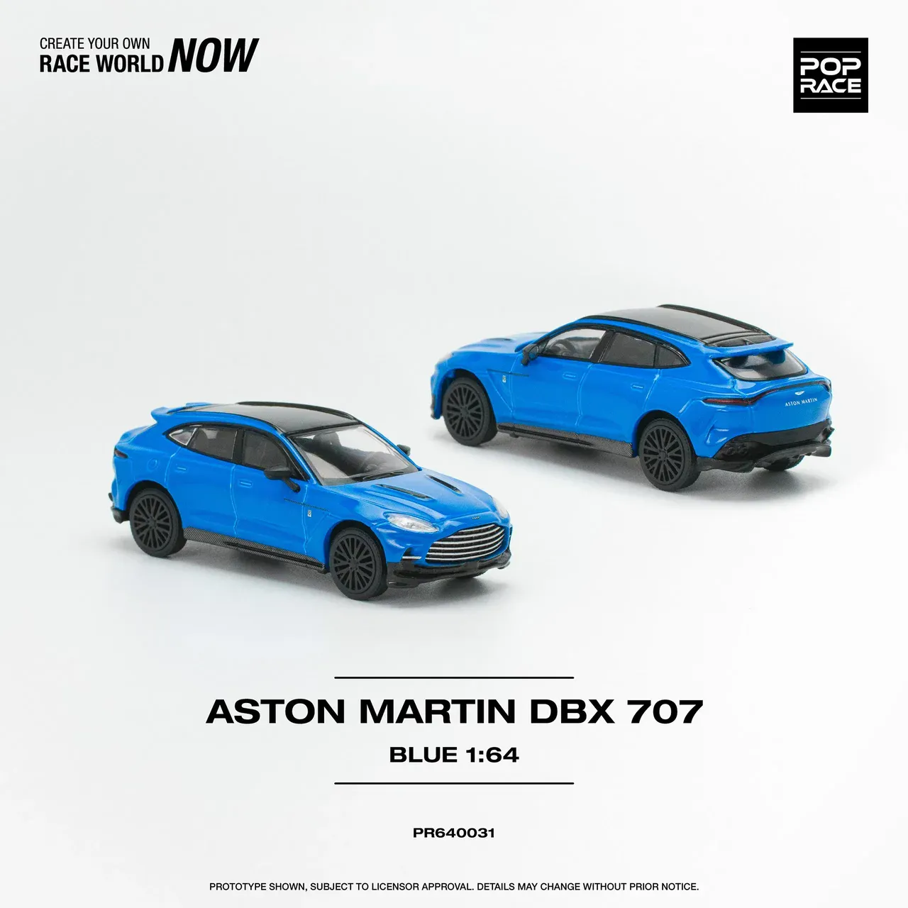 1:64 Aston Martin DBX 707 Blue