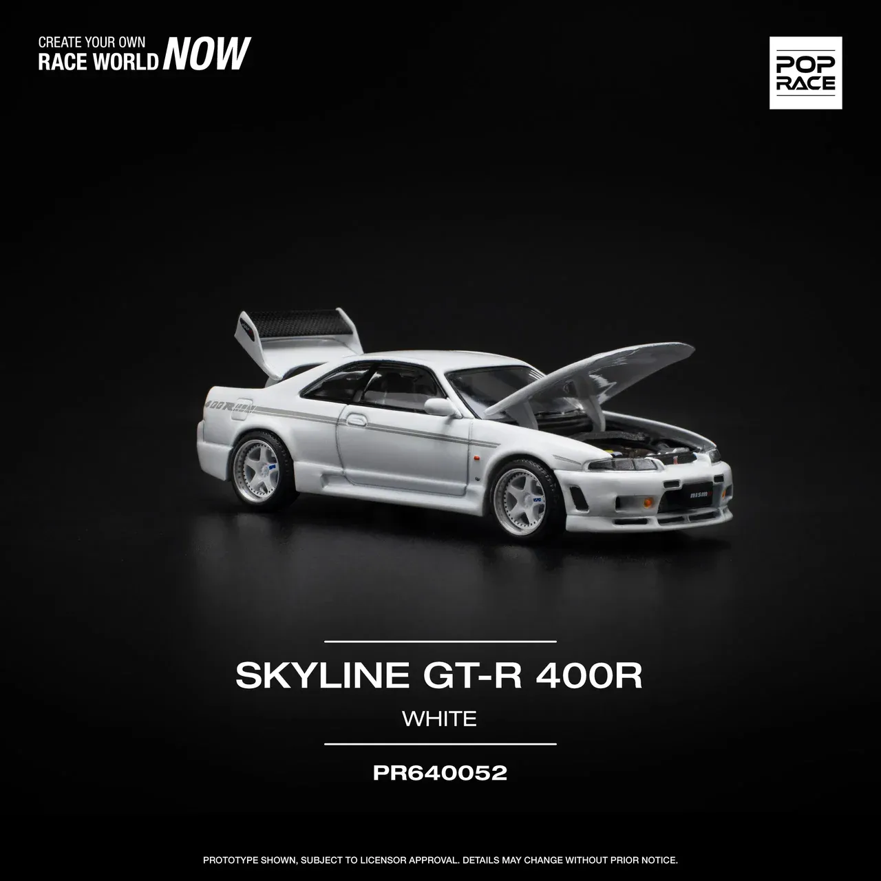 1:64 Nissan GTR Nismo 400R White