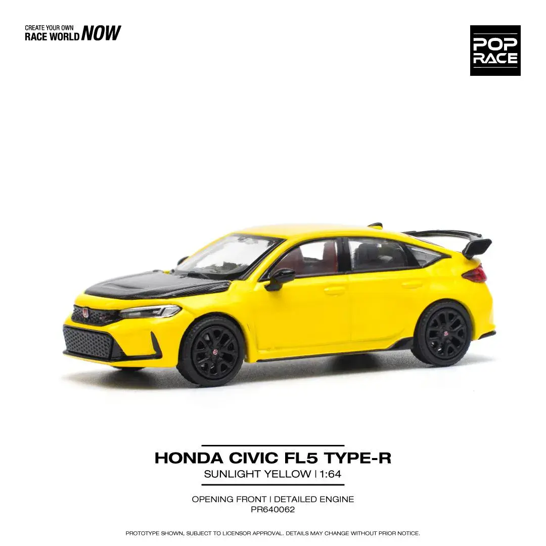 1:64 Honda Civic Type R FL5 Yellow