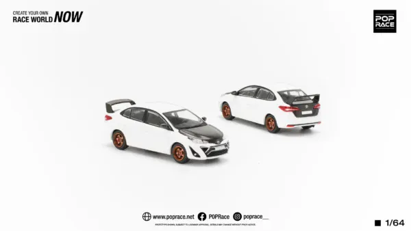 1:64 Toyota GR VIOS White