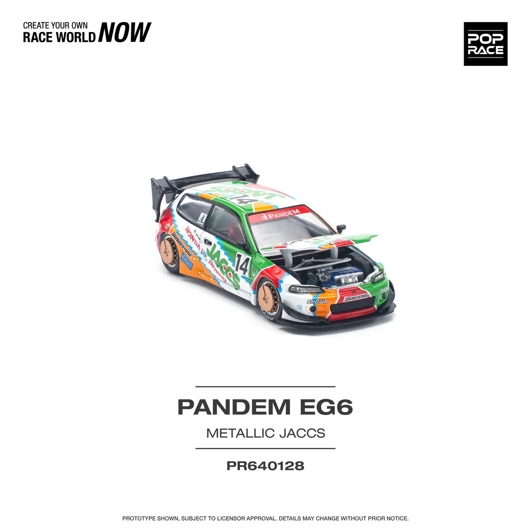 1:64 Honda Pandem Civic EG6 - obrazek 2