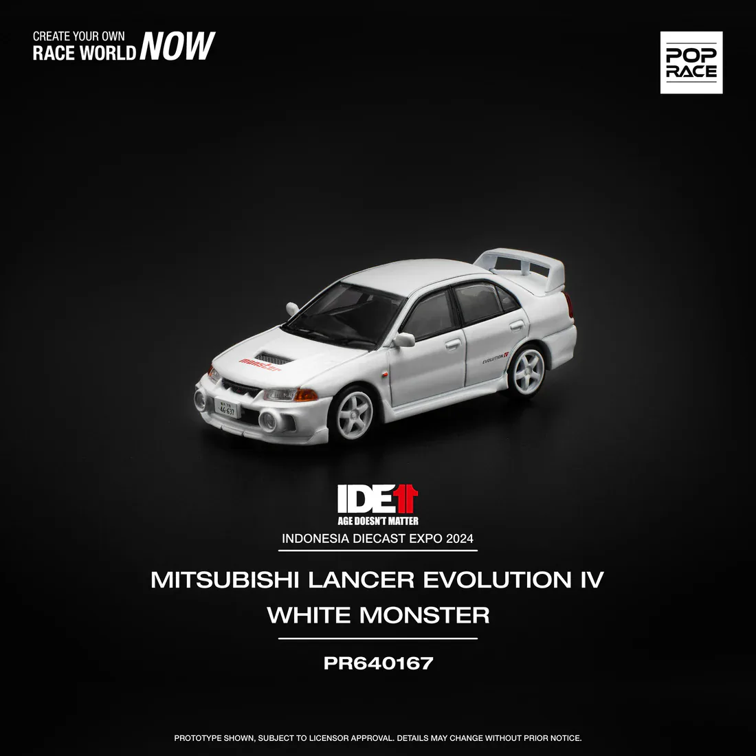 1:64 Mitsubishi GTR R32 Crystal White