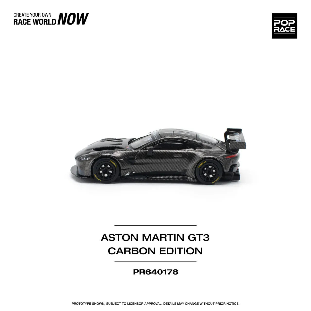 1:64 Aston Martin GT3 Carbon Edition - obrazek 4