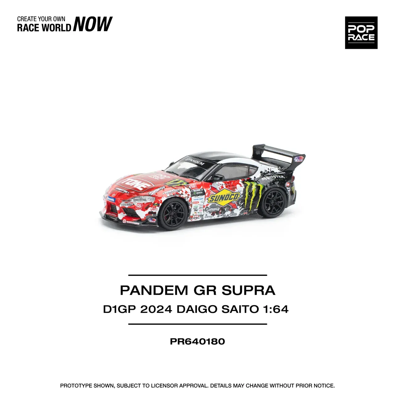 1:64 Toyota Pandem GR Supra D1GP 2024 Daigo Saito - obrazek 2
