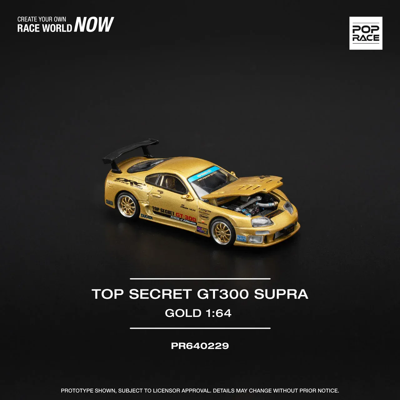 1:64 Toyota GT300 Supra Top Secret - obrazek 3
