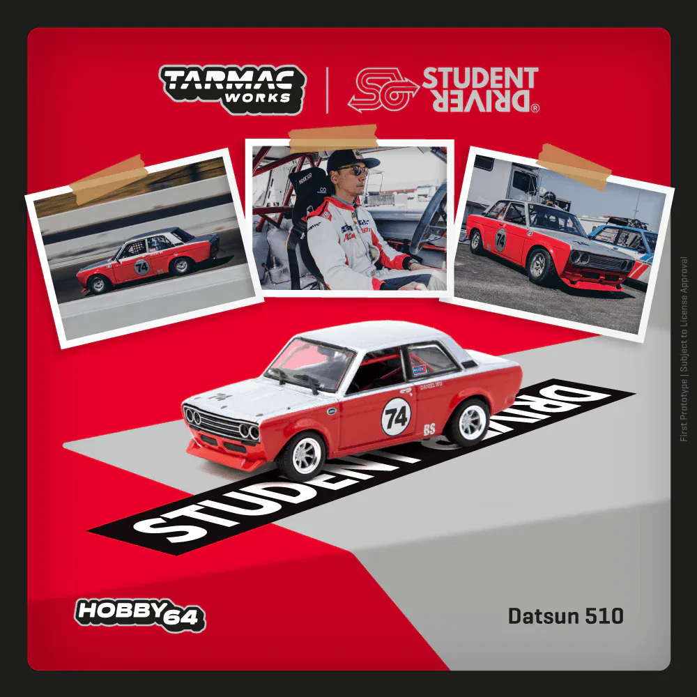 1:64 Datsun 510 Trans-Am B-Sedan 2.5 Challenge 2023 Daniel Wu - obrazek 2